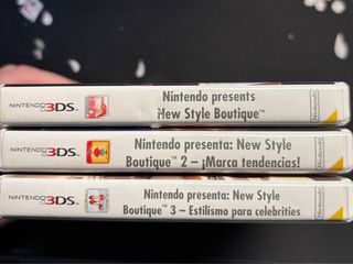 Pack New Style Boutique 1, 2 y 3 para 3DS