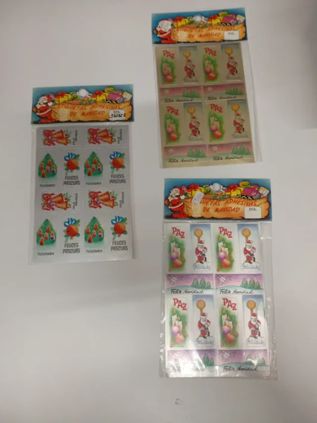 Adesivos de Natal para Felicitações e Presentes