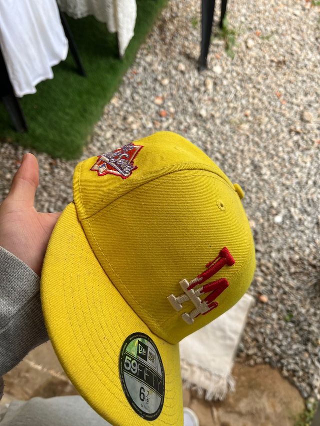 Gorra New Era Amarilla LA Dodgers