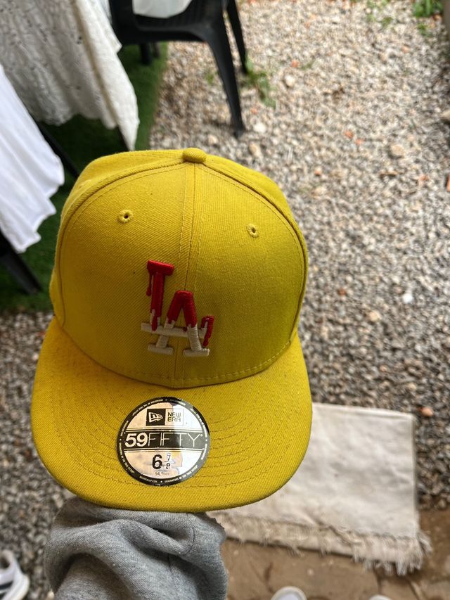 Gorra New Era Amarilla LA Dodgers