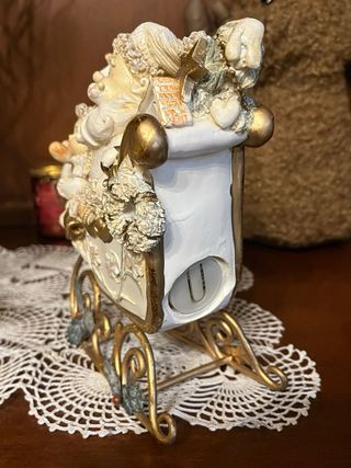 Decorazioni Natalizie Babbo Natale Slitta + Renna