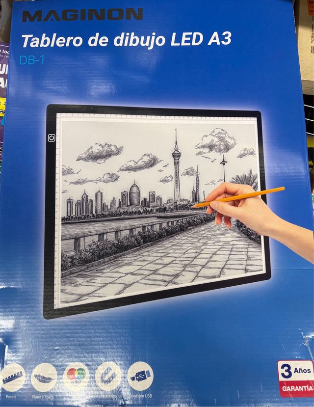 Tablero Dibujo LED MAGINON A3 DB-1