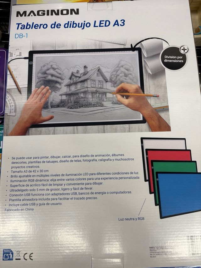 Tablero Dibujo LED MAGINON A3 DB-1