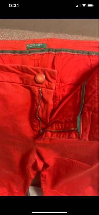 Jeans Benetton Rossi Uomo