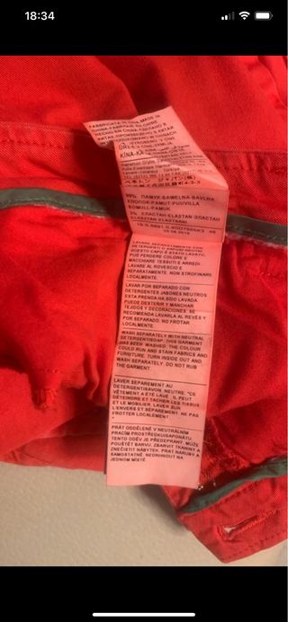 Jeans Benetton Rossi Uomo