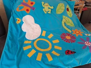 Mantita de juegos bebé con animales