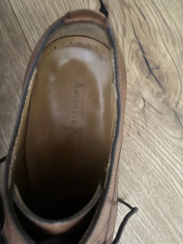 Zapatos Asthon&Allen Marrones Talla 40