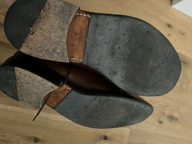 Zapatos Asthon&Allen Marrones Talla 40