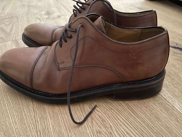 Zapatos Asthon&Allen Marrones Talla 40