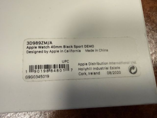 Correa Original Apple Watch 40mm Negra