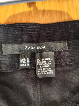 Falda Zara pana negra