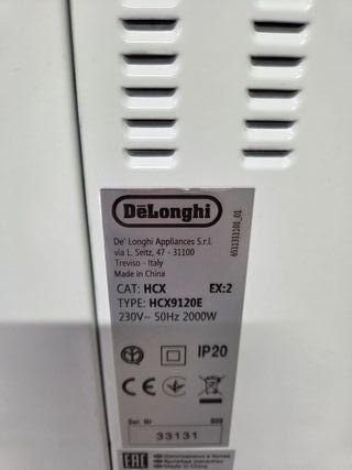Calefactor Eléctrico Portátil DeLonghi Slim Style