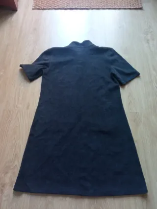 Vestido Zara gris oscuro Talla M