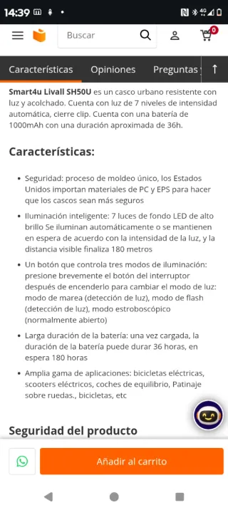 Casco Bicicleta o Patinete