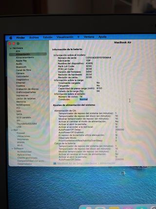 MacBook Air 13” (2017) 256GB Plata