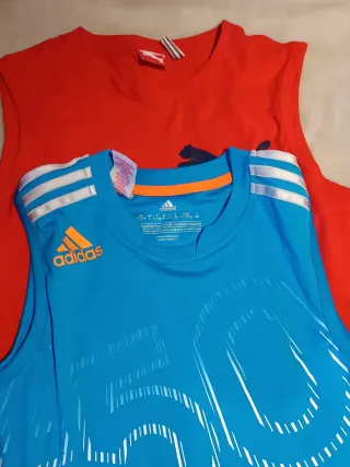 Conjunto 2 Camisetas Tirantes Niño Adidas