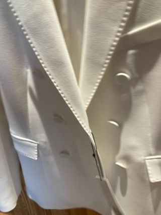 Blazer Zara Edición Limitada Blanco Talla M