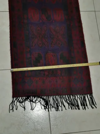 Maxi sciarpa invernale a fantasia