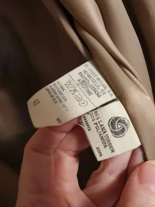 Abrigo Beige/Amarillo Vintage