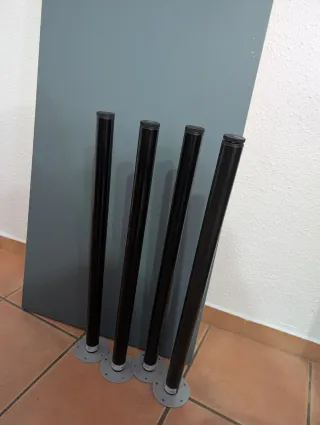 Gambe per tavolo Adils Ikea nere (4 pz)