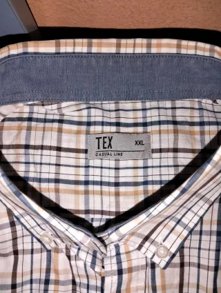 Lote 5 Camisas Manga Corta Hombre Beige