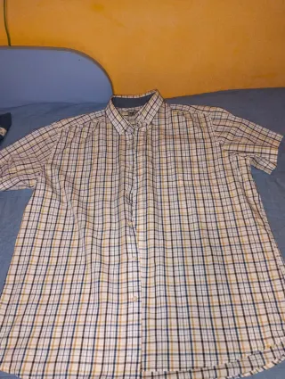 Lote 5 Camisas Manga Corta Hombre Beige