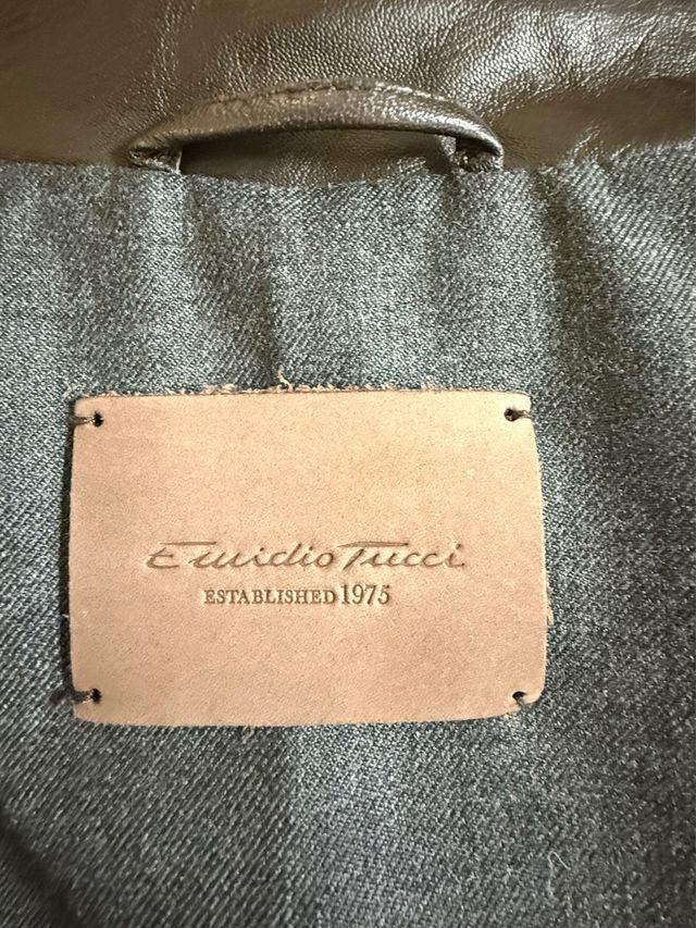 Abrigo Piel Cordero Marrón Talla 54