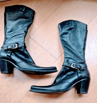 Stivali Nero Giardini Donna Pelle Tg 37