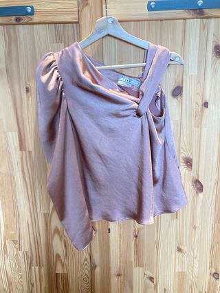 Top Rosa Satinado Tamara Falcó Pedro del Hierro