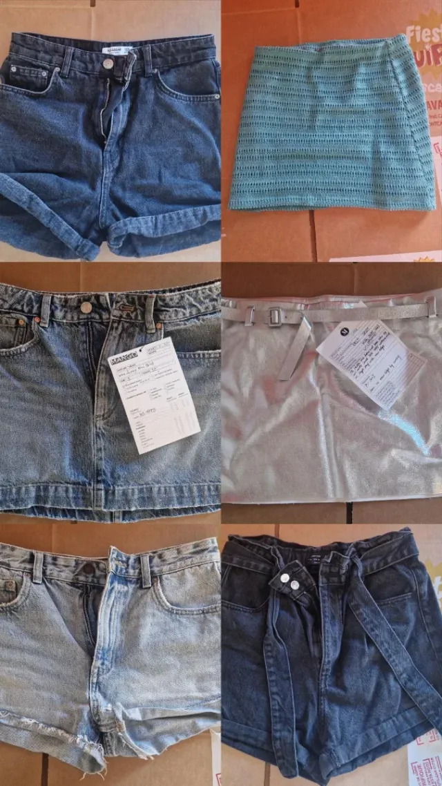 Pack 10 prendas: Pantalones y Faldas