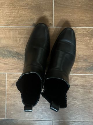 Stivaletti Zara Pelle Neri Tg 41