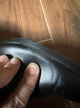 Stivaletti Zara Pelle Neri Tg 41