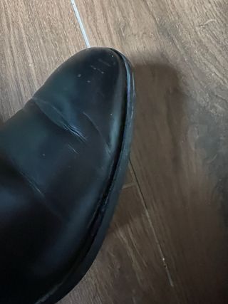 Stivaletti Zara Pelle Neri Tg 41