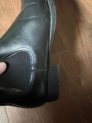 Stivaletti Zara Pelle Neri Tg 41