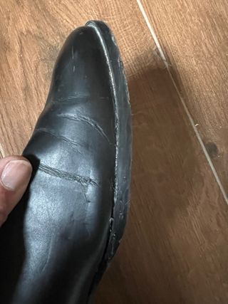 Stivaletti Zara Pelle Neri Tg 41