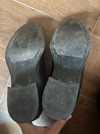 Stivaletti Zara Pelle Neri Tg 41