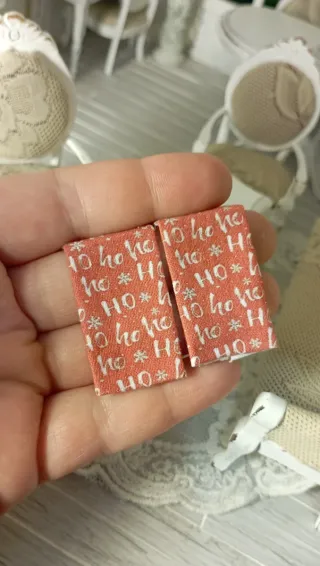 Strofinacci Natalizi miniatura Dollhouse 1:12