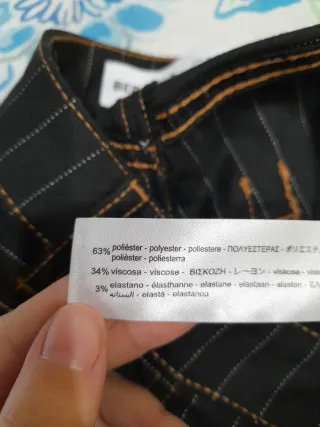 Pantaloni Bershka righe verticali taglia M