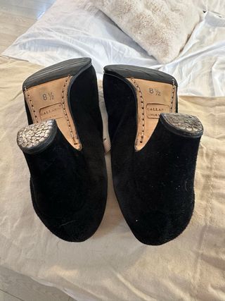 Zapatos de Flamenco Negros Gallardo