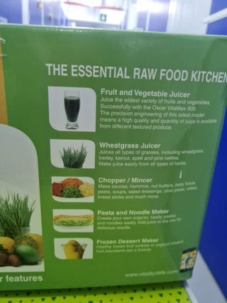 Extractor Zumo Oscar VitalMax 900 Slow Juice