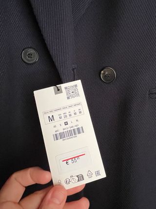 Americana Zara Negra Talla M