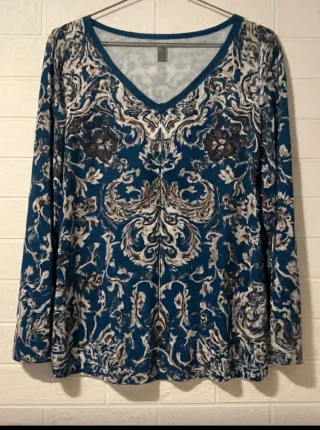 Camiseta estampada manga larga