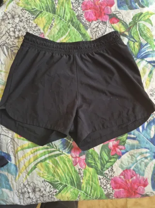 Pantalones cortos de running negros