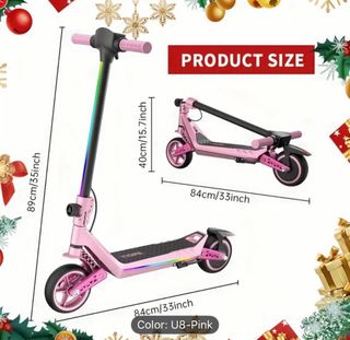 Patinete electrico niña rosa