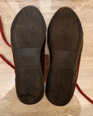 Zapatillas Porronet Talla 39 Glitter Burdeos