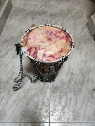 Djembe Cerámica Pintado a Mano