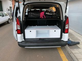 Mueble Camper + Colchón Citroen Berlingo Multispac