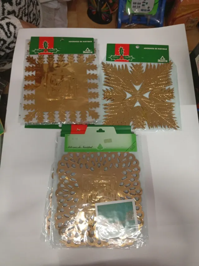 Enfeites de Natal Dourado e Prata Iborra