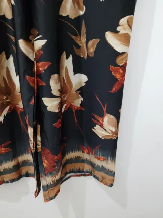 Pantaloni donna fantasia floreale