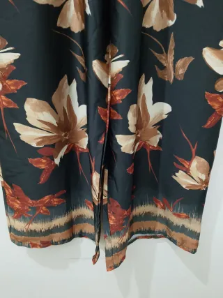 Pantaloni donna fantasia floreale